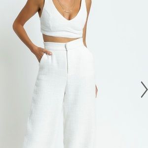 ShowPo Two Piece White Set